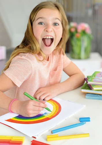 Kleurstiften Faber-Castell Connector assorti cadeauset à 80 stuks-1