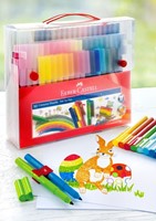 Kleurstiften Faber-Castell Connector assorti cadeauset à 80 stuks-5