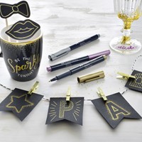 Viltstift Faber-Castell metallic assorti blister à 6 stuks-2