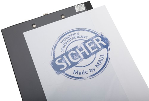 Klembord MAUL A4 staand + insteektas PVC zwart-3