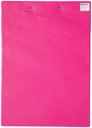 Klembord MAUL A4 staand PVC neon roze-3