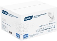 Handschoen Hynex nitril M wit 3.5g 100 stuks-1
