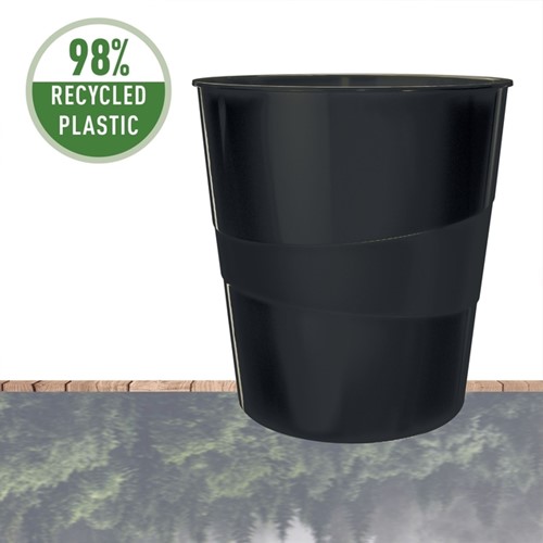 Papierbak Leitz Recycle range 15liter zwart-2