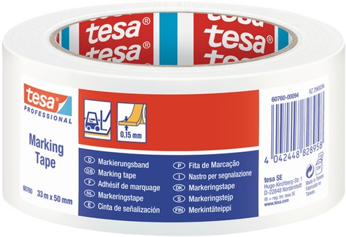 Markeringstape tesa® Professional 60760 PV1 50mmx33m wit