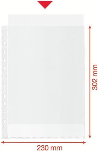 Showtas Esselte recycle PP A4 70µ 11-gaats transparant 100 stuks-8