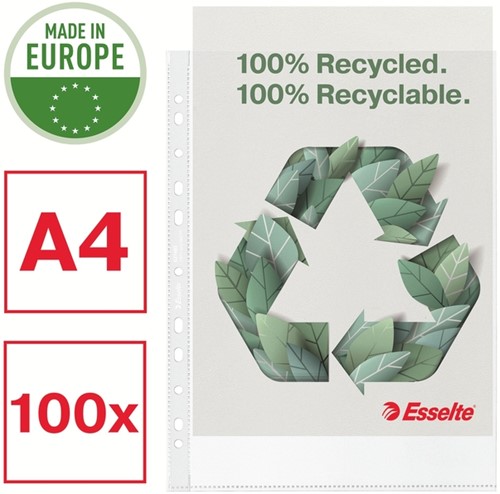 Showtas Esselte recycle PP A4 70µ 11-gaats transparant 100 stuks-9