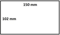 Labeletiket Rillprint Zebra 800740-605 102x150mm 76mm wit permanent 1.000st-2