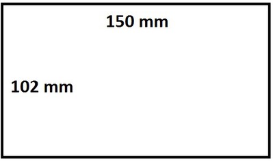 Labeletiket IEZZY Zebra 800264-605 102x150mm 25mm wit permanent 300st-2