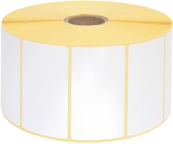 Labeletiket IEZZY Zebra 800262-125 57x32mm 25mm wit permanent 2100st