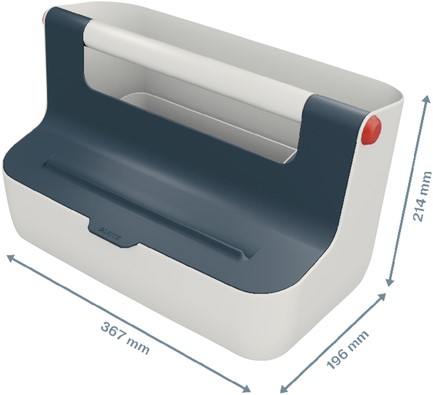 Opbergbox Leitz Cosy draagbaar kunststof grijs-3