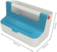 Opbergbox Leitz Cosy draagbaar kunststof blauw-3