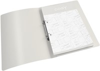 Ringband Leitz Cosy A4 2-rings O-mechaniek 25mm PP warm geel-2