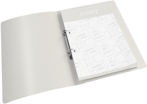 Ringband Leitz Cosy A4 2-rings O-mechaniek 25mm PP warm geel-2