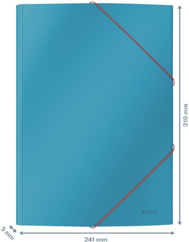 Elastomap Leitz Cosy A4 3-kleps blauw-2