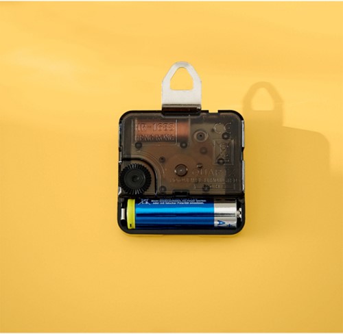 Wandklok Leitz Cosy geel glas-2