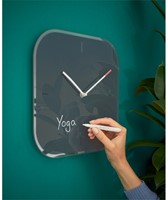Wandklok Leitz Cosy glas grijs-3