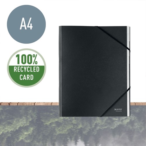 Sorteermap Leitz Recycle 12 tabs karton zwart-3