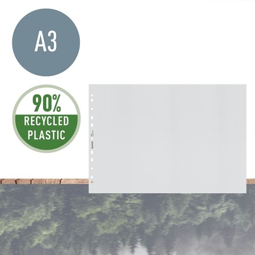 Showtas Leitz Recycle PP A3 11-gaats transparant 25 stuks-1