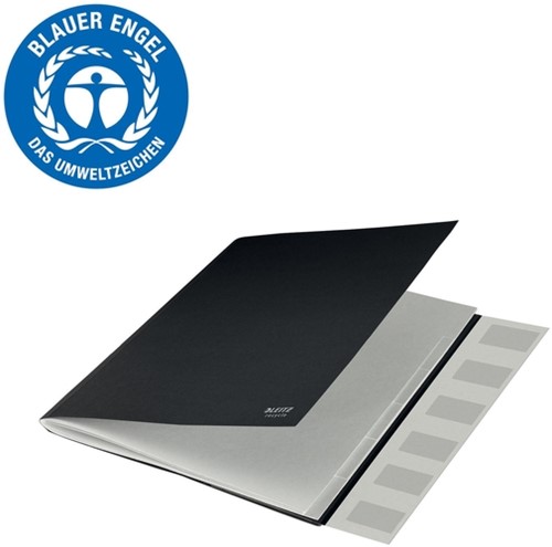 Sorteermap Leitz Recycle 6 tabs karton zwart-3