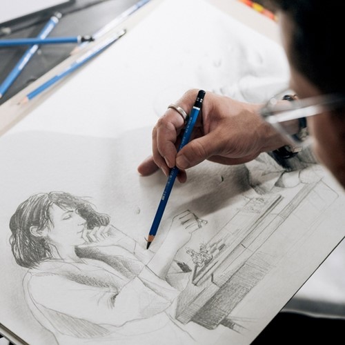 Potlood Staedtler Mars Lumograph HB-1