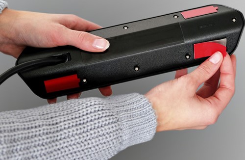 Stekkerdoos Brennenstuhl bureau Estilo 6 voudig inclusief 2 USB 2 meter zwart/zilver-6