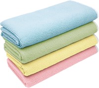 Microvezeldoek Greenspeed Re-belle 40x40cm roze 5 stuks-3