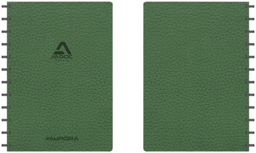 Schrift Adoc Business A4 ruit 5x5mm 144 pagina's 90gr groen