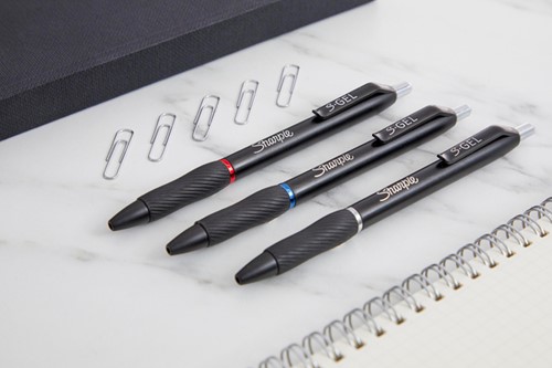 Gelschrijver Sharpie S-gel medium blauw blister à 3 stuks-3