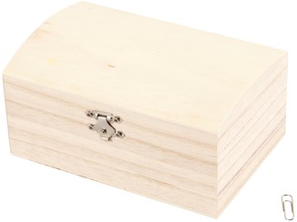 Schatkist Creativ Company 16.5x11x8.55cm hout-1