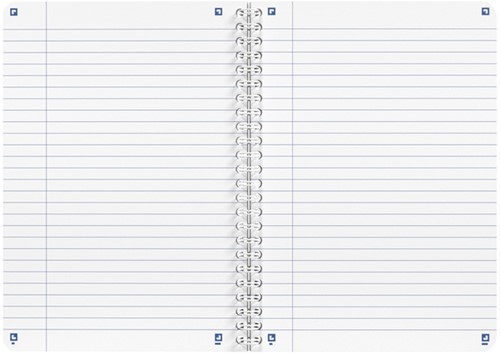 Spiraalblok Oxford Touareg A5 180 pagina's lijn assorti-3