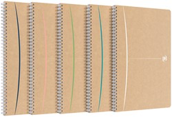 Spiraalblok Oxford Touareg A4 180 pagina's lijn assorti