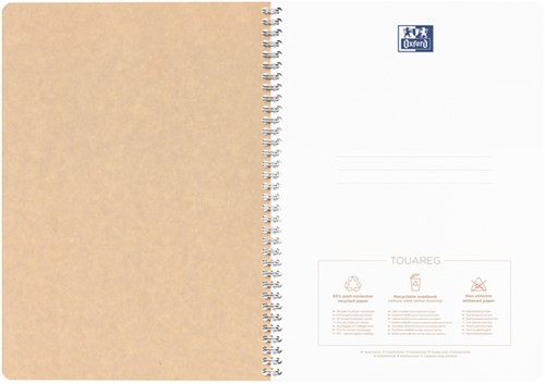 Spiraalblok Oxford Touareg A4 180 pagina's lijn assorti-2