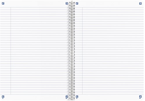 Spiraalblok Oxford Touareg A4 90vel lijn assorti-3
