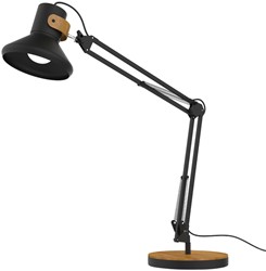 Bureaulamp Unilux Baya led bamboe zwart