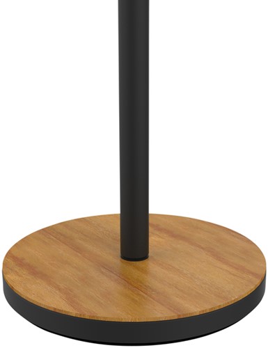 Vloerlamp Unilux Baly led bamboe zwart-2