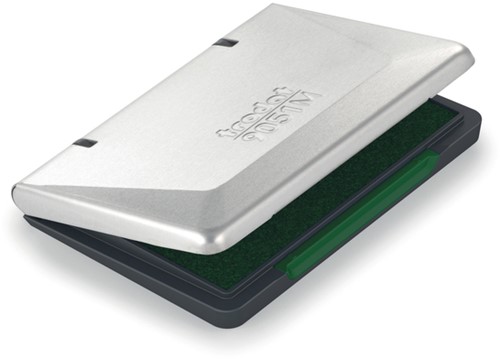 Inktkussen Trodat metaal 9051M 90x50mm groen
