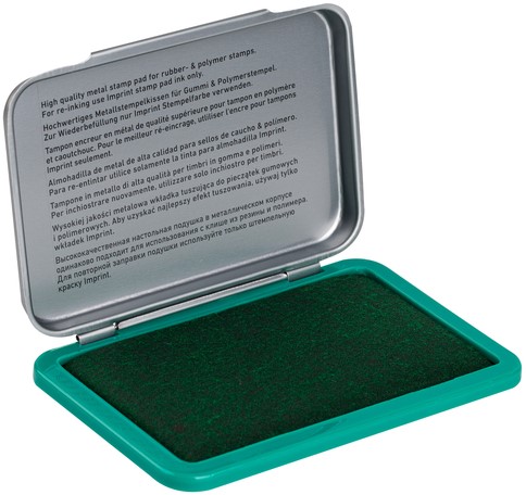 Inktkussen Trodat metaal 9051M 90x50mm groen-2