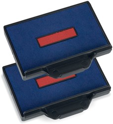 Stempelkussen Trodat Professional 6/56/2 2 stuks blauw en rood