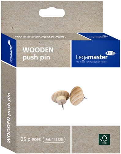 Push pins Legamaster hout 25 stuks-1