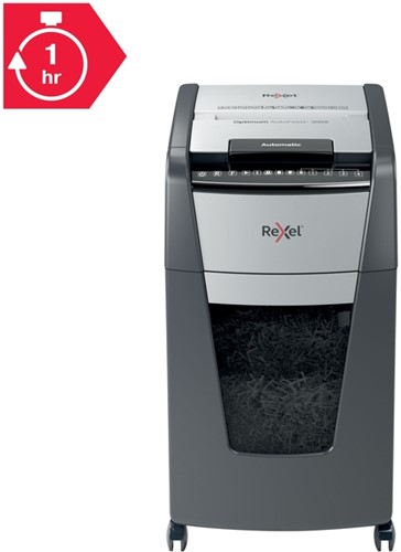 Papiervernietiger Rexel Optimum Auto+ 300X P4 snippers 4x26mm-2