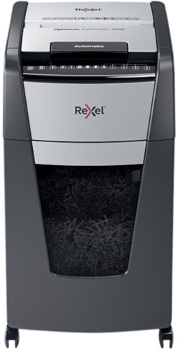 Papiervernietiger Rexel Optimum Auto+ 300X P4 snippers 4x26mm