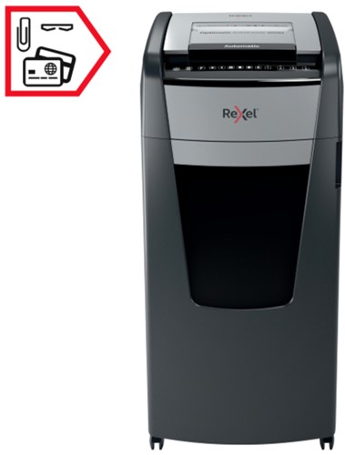 Papiervernietiger Rexel Optimum Auto+ 600X P4 snippers 4x30mm-2