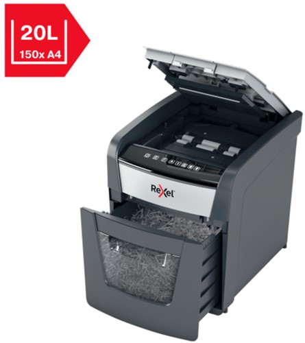 Papiervernietiger Rexel Optimum Auto+ 50X P4 snippers 4x28mm-3