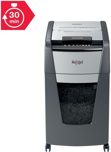 Papiervernietiger Rexel Optimum Auto+ 225X P4 snippers 4x26mm-2