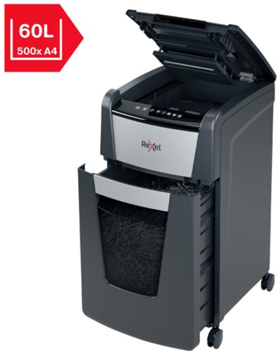 Papiervernietiger Rexel Optimum Auto+ 225X P4 snippers 4x26mm-7