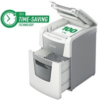 Papiervernietiger Leitz IQ Auto+ Small Office 100 P4 snippers 4x28mm-3