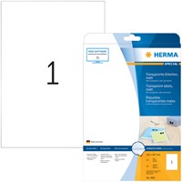 Etiket HERMA 4585 210x297mm weerbestendig transparant mat 10 stuks-2