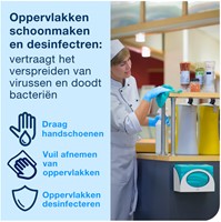 Reinigingsdoek Tork W8 Premium 1-laags 40 vel rood 194750-2