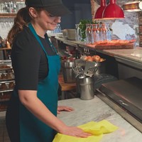 Reinigingsdoek Tork W8 Premium 1-laags 40 vel geel 194650-6