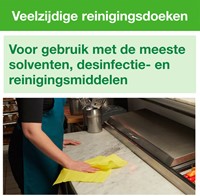 Reinigingsdoek Tork W8 Premium 1-laags 40 vel geel 194650-2